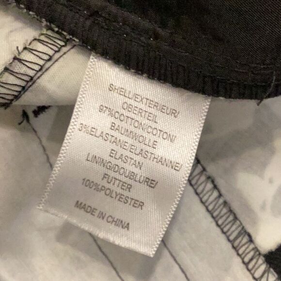 NWT Adrianna Papell Slim Leg Tropical Print Pant Size 4 - Picture 10 of 11